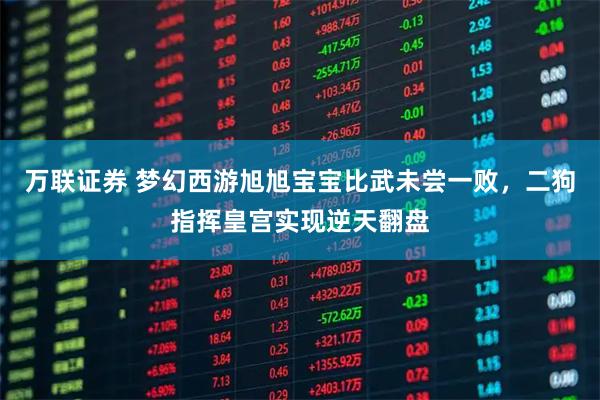 万联证券 梦幻西游旭旭宝宝比武未尝一败，二狗指挥皇宫实现逆天翻盘